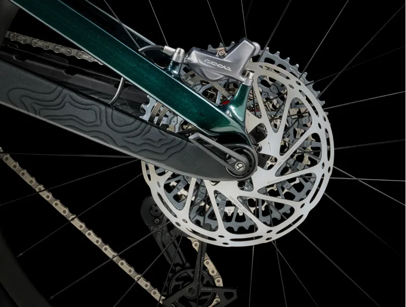 Trek Slash 9.8 GX AXS Gen 6 Full Suspension Mountain Bike 2024 in Daintree Green-9